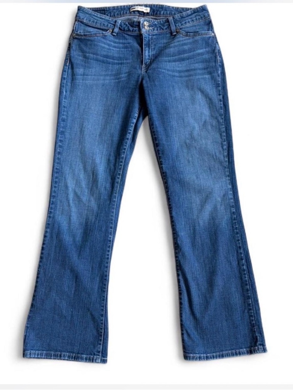 Levi's Women's Blue Curvy Bootcut Leg Jeans